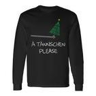 Ä Tännschen Please As A Christmas Langarmshirts