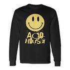 Acid House Techno Dj Langarmshirts