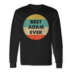 Adam Name Langarmshirts