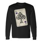 Alice In Wonderland We're All Mad Here Ace Of Spades Langarmshirts