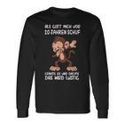 Als Gott Mich 20 Jahren Schuf Monkey Birthday Langarmshirts