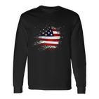 American Flag Usa America Langarmshirts