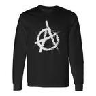 Anarchy Symbol Anarchy Punk Graffiti Punk Rock Langarmshirts