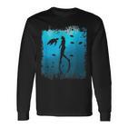 Apnoetdiving For A Snorkel Diver Langarmshirts