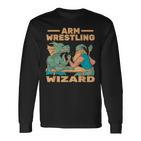 Armwrestling Arm Wrestling Wizard Arm Wrestler Langarmshirts