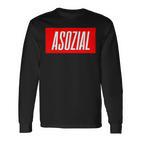 Asozial Langarmshirts