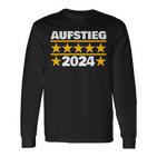 Aufsteiger 2024 Mannschaft Meister Aufstieg Meiste R Fan Langarmshirts