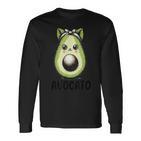 Avocado Cat Avocato Langarmshirts