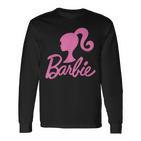 Barbie Barbie Logo In Pink Langarmshirts