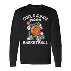 Basketball Boy's S Langarmshirts