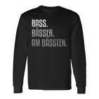 Bass For Bassisten Langarmshirts