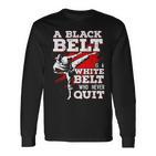 Belt Martial Arts Langarmshirts