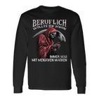 Beruflich Wollte Ich Schon Immer Was Mit Menschen Machen Half Sleeve Langarmshirts