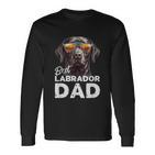 Best Labrador Dog Dad For Dog Owners Langarmshirts