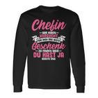 Beste Chefin Best Team Workmate Langarmshirts