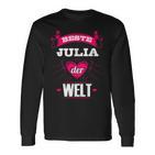 Beste Julia Der Welt Langarmshirts