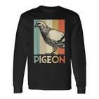 Bird Dove Breeders Pigeon Breeding Langarmshirts