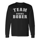 Bober Kurwa Meme Langarmshirts