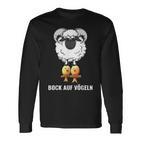 Bock Aufogelgeln Berideutig Sheep Bird Sheep Langarmshirts