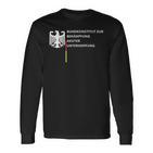 Bundesinstitut Zur Bekämpfung Akuter Unterhopfung Langarmshirts