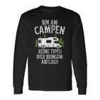 Camping Caravanan Motorhomeintage In Caravan Langarmshirts