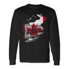 Canada Flag Moose Canada Langarmshirts