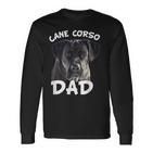 Cane Corso Dad Italian Mastiff Dog Langarmshirts