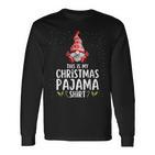 Christmas Pyjamas Top Sleep Langarmshirts