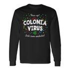 Coloniairus Carnival Outfit Cologne Kölsch Jeck Flu Langarmshirts