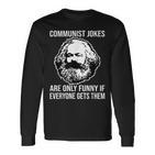 Communism Memes Socialism Marxism Karl Marx Langarmshirts