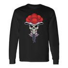 Cool Skull Bollenhut Forest Skull Langarmshirts