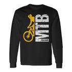 Cooles Mountainbike Retro Mtb Fans Geschenk Jungs Männer Langarmshirts