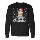 Cute Merry Christmas Garden Sleeper Langarmshirts