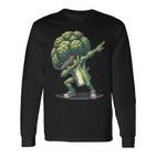 Dab Broccoli Dancing Dabbing Broccoliegetable Langarmshirts