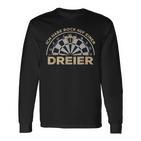 Dart Ich Habe Bock Auf Einen Dreier Retro Dart Langarmshirts