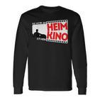 Das Beste Am Heim Ist Mein Kino Best At Home Is My Cinema Langarmshirts