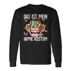 Das Ist Mein Hippie Costume 60S 70S Costume Langarmshirts