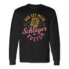 Das Ist Mein Schlager Costume Langarmshirts