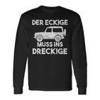 Der Eckige Muss Ins Dirckige Off-Road Off-Road Langarmshirts