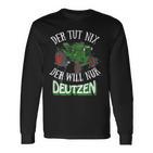 Der Tut Nix Der Will Nur Deutzen Tractor Farmer Farmer Langarmshirts