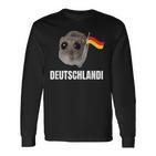 Deutschlandi Sad Hamster Meme Langarmshirts