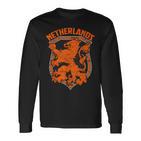 Die Netherlands Holland-Dutch Amsterdams S Langarmshirts