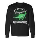 Dinosaur My Favourite Dinosaur Parasaurolophus Langarmshirts