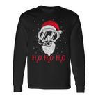 Diving Santa Claus H2o H2o H2o Xmas Diving Langarmshirts