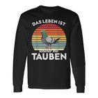 With Dove Das Leben Ist Schönmit Tauben Langarmshirts