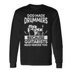 Drumset Children's Drums For Drummer Langarmshirts