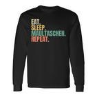 Eat Sleep Muzzle Repeat Langarmshirts