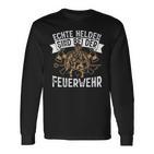 Echte Helden Sind Feuerwehr Langarmshirts