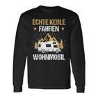 Echte Kerle Fahren Motorhome Langarmshirts