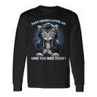 Fass Meinen Kaffee An Und Ich Beißdich Langarmshirts